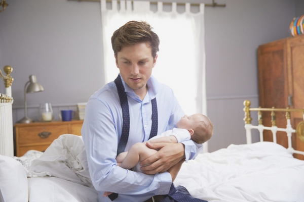 17% de los hombres padecen depresi�n postparto