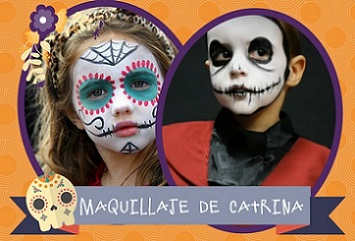 maquillate para este d�a de muertos