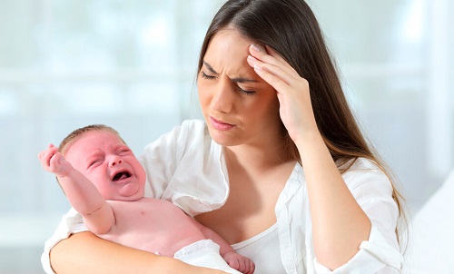 frustraci�n o ira ante el llanto del ni�o